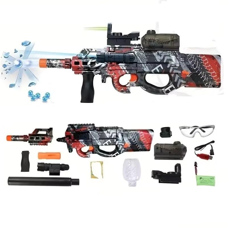 APLIKJA-Gel-Ball-Blaster-Gun-&-Foam-Blaster-Gun-for-Adults-with-Gel-Beads-| Range-Up-to-65-ft | Rechargeable-Battery | Multicolour (B0DG2YFXCK) Amazon Price History, Amazon Price Tracker