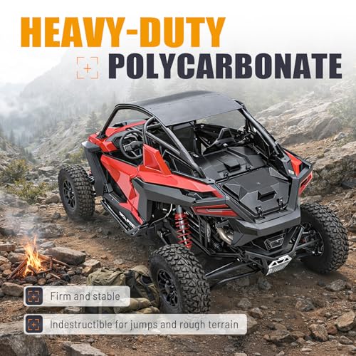 ALMULOO 42 QT/40 L Rear Cargo Storage Box Compatible with 2020-2026 Polaris RZR PRO XP /4 2022-2024 Turbo R /4, 2025-2026 RZR Pro Plastic Rubber Black 2 Lockable Latche Replacement for 2883752 by ALMULOO - Image 7