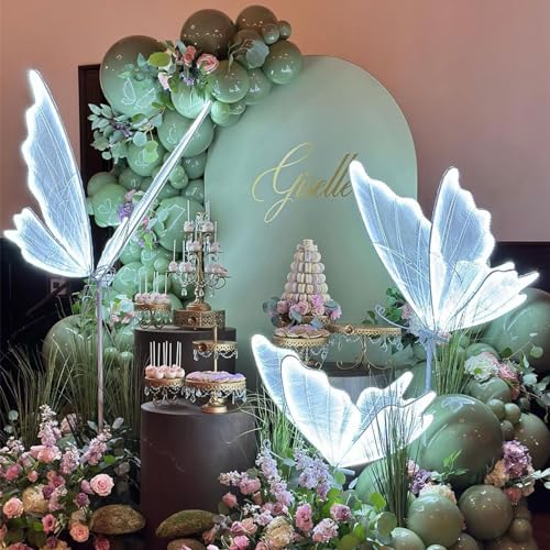 Image of Jobkoo Sage Green Balloons, 30 Pcs 12 Inch Eucalyptus Olive Vintage Green Helium Latex Balloons for Birthday Boho Baby Shower Wedding Party Decorations