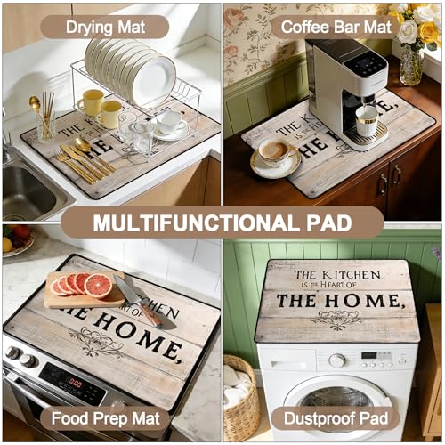 Image of Stove Top Cover for Electric Stoves: All-in-One Heat-Resistant Protector Mat, Non-Slip Kitchen Counter Mat 28''x20''