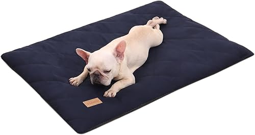Cama para perro desmontable y lavable, cama de gamuza para perros, cómoda almohadilla antideslizante para dormir para mascotas para tipos medianos y