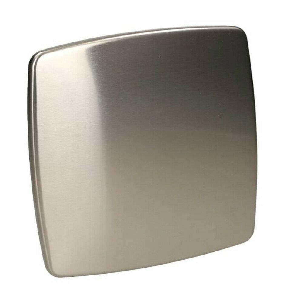 SolaDirect 4 in / 100 mm Bathroom Fan - Extractor Fan for Bathroom and Kitchen - IPX 4 - Turbo with Humidity Sensor and Timer (INOX - NEA)