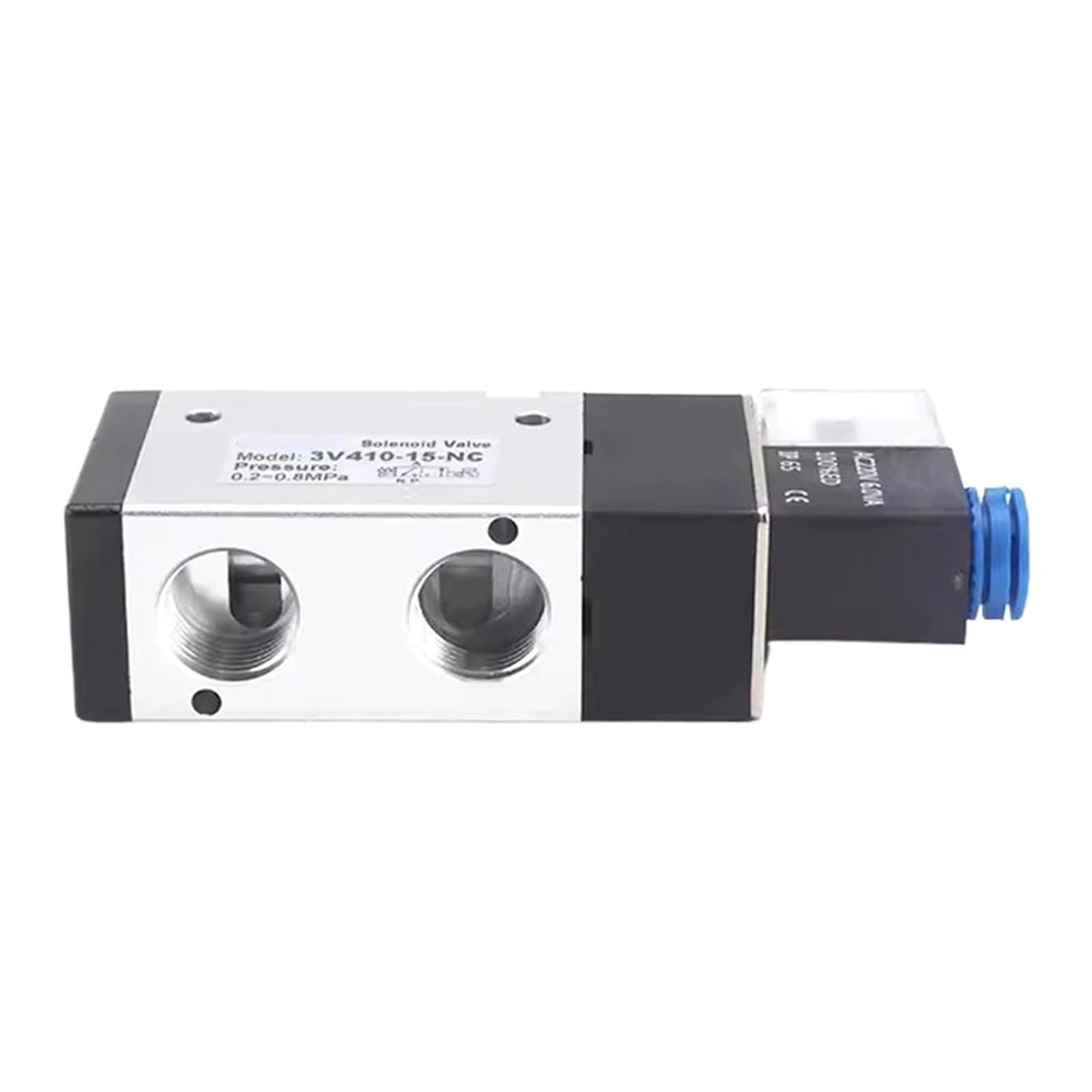 Electrovanne pneumatique 3V410-15-NC AC220V 8mm contre les chutes de pression