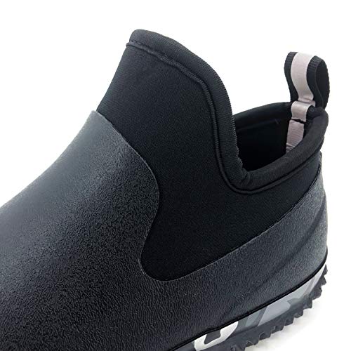 Image of SYLPHID Men's Garden Shoes Women's Rain Shoe Waterproof Neoprene Camp Booties for Camping, Lawn Care, Gardening and Yard Work