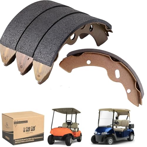 10L0L Golf Cart Cart Brake Shoes for Yamaha G9-G28 (94-06) EZGO Medalist 1997+, EZGO TXT 1996+, ST 3500 Workhorse 96+ 27943G01 27945G01 70794G01 70795G01
