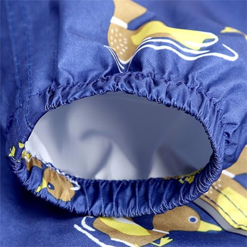 Toddler Kids Rain Suit Boys Girls One Piece Raincoat Waterproof Coverall Lightweight Rainwear Snap-Button Rain Jacket3