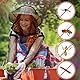 Hysagtek Moskitonetz Kopf - Mückenschutz Hut & Moskitonetz Armstulpen, Moskitonetz Kopfschutz Moskito Armstulpen, Insektenschutznetz für Camping, Angeln, Gartenarbeit