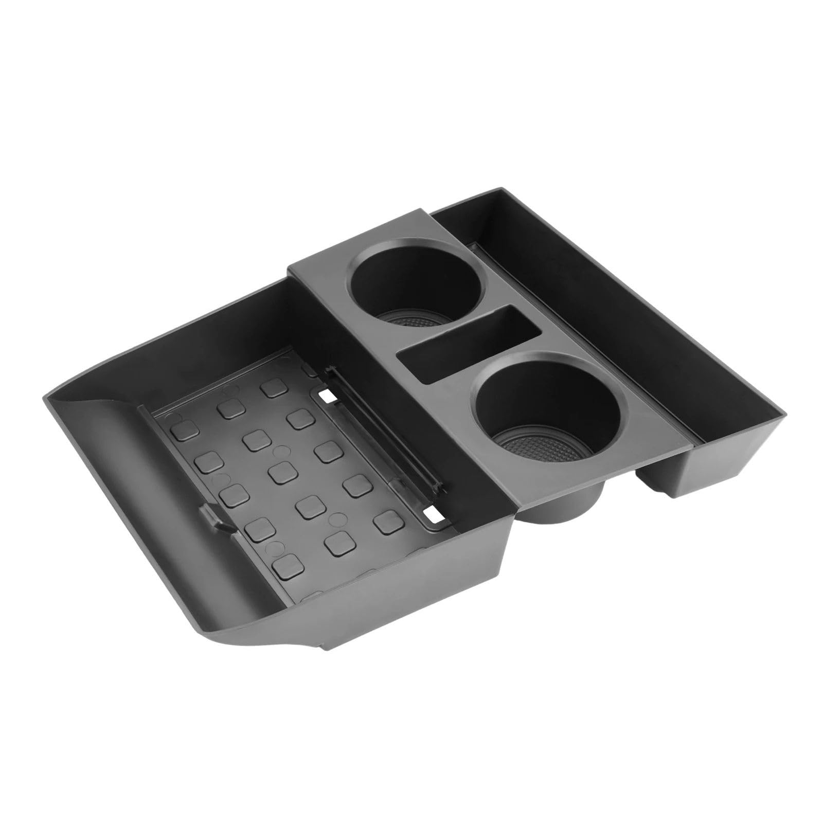 FVBFCDX Armrest Organizer Compatible With Hyundai For SantaFe 2024 Car Central Armrest Storage Box Automotive Interior Accessories(Box black)