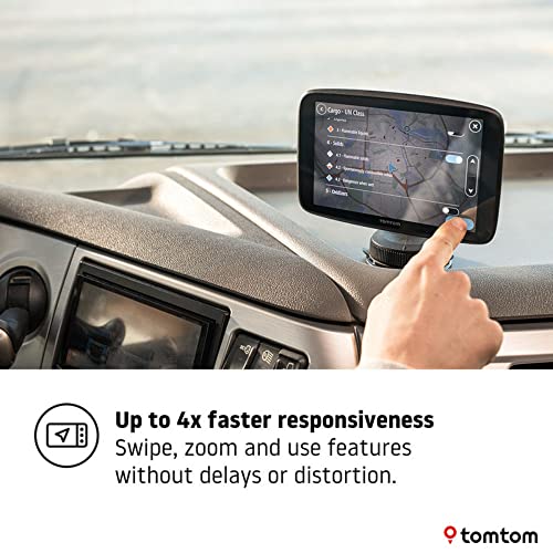 Tomtom Truck Gps Go Expert, 7 Inch Hd Screen, With Custom Truck Routing And Pois, Traffic Congestion Thanks To Tomtom Traffic, World Maps, Live Restriction Warnings, Quick Updates Via Wifi #TOP5