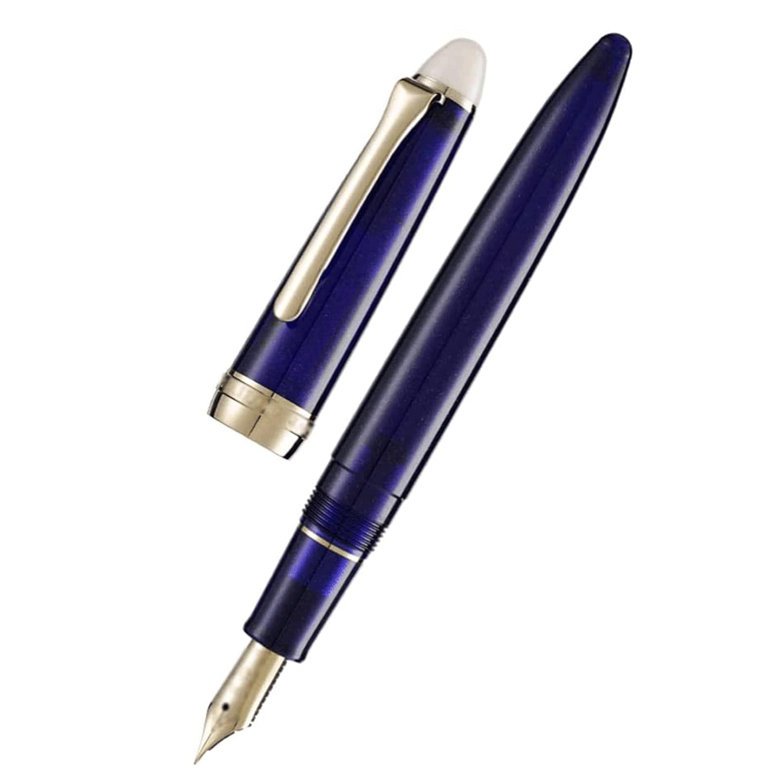 Hochwertiger Füllfederhalter mit 0,4 mm feiner Feder for sanftes Schreiben, Kalligrafie und luxuriöse Signatur – ideal for Damen und Herren.(Purple)