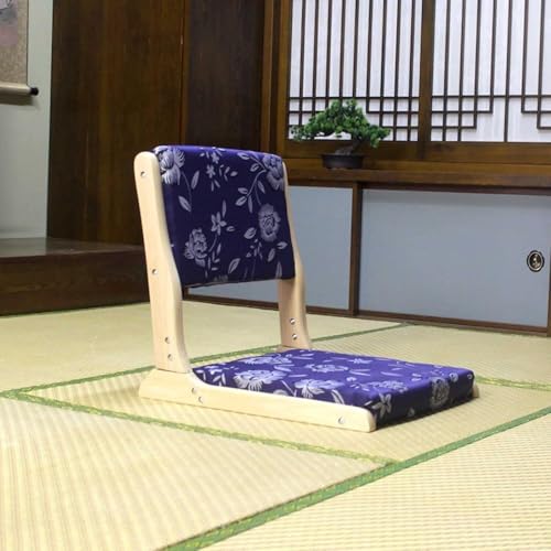 Silla de suelo portátil – Asiento plegable Mtat para sala de estar – Asiento cómodo para yoga, relajación y juegos – Diseño para fácil Sto