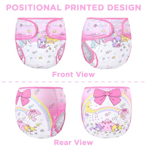 Image of Littleforbig Washable Adjustable Reusable Waterproof Cloth Adult Diaper Wrap Cover - Fairy Littles in Dreamland