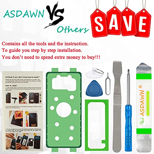 Asdawn EB-BG930ABE Battery For Samsung Galaxy S7 Sm-G930 G930A/T/P/V, With Back Cover Adhesive+Battery Adhesive+Repair Tools+Installation Instruction thumb #2