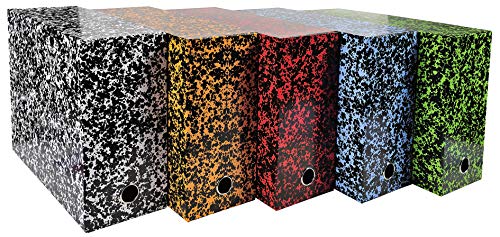 Exacompta Annonay - Scatola per archivio, in cartone, 90 mm, 5 pezzi