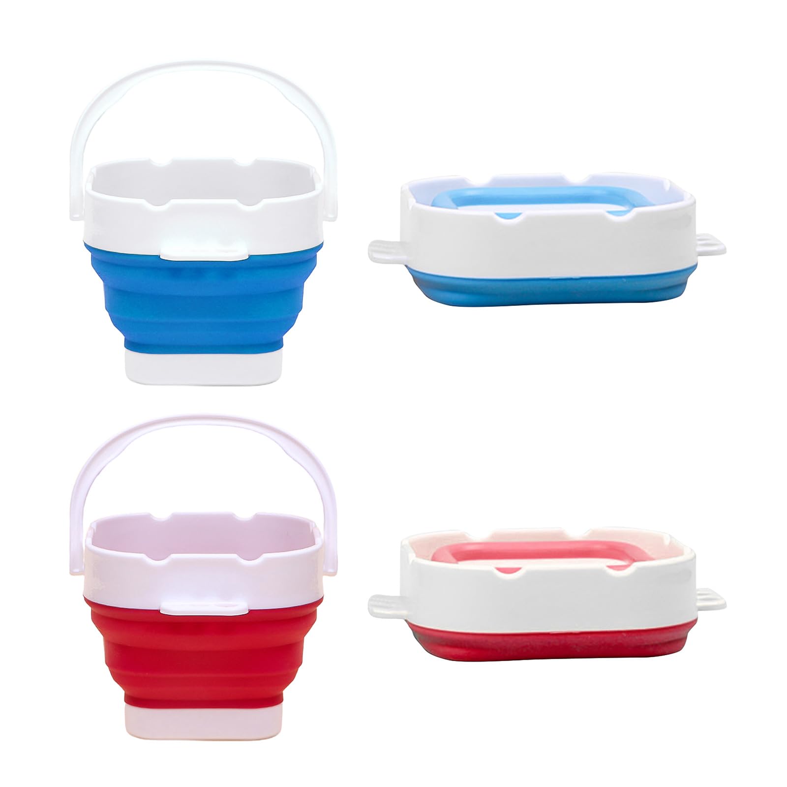 Nettoyeur de pinceaux pour peinture acrylique, aquarelle et peintures à base d'eau - Bassin pliable avec support - Design élégant et tendance