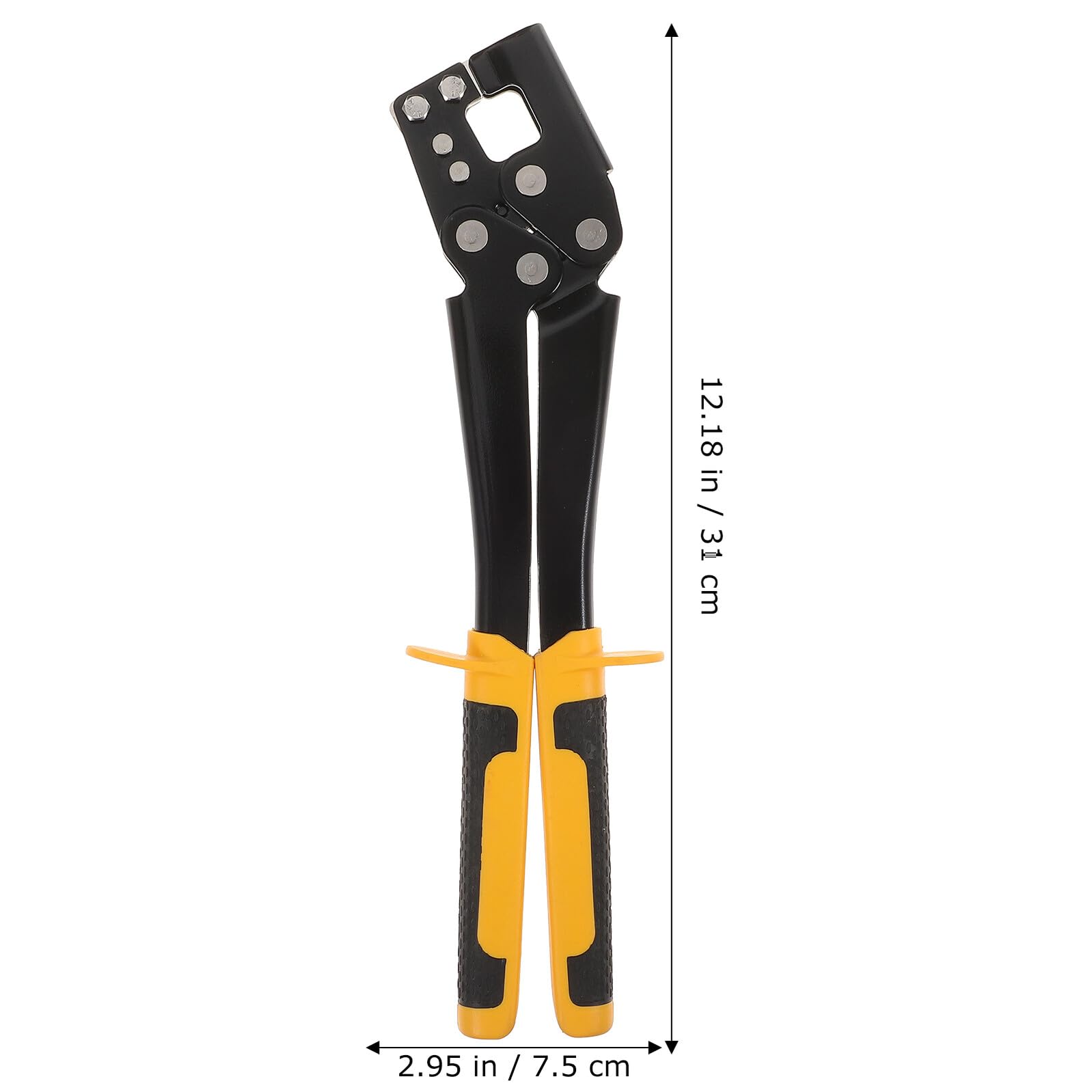 Toddmomy Alicates para Instalación de Paneles de Yeso de Acero Naranja Diseño Ergonómico para Fijar y Unir Perfiles de Acero en Construcción