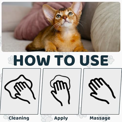 Pfotenbalsam für Hunde Katze 30 g, Pfotenpflege Hund Balsam, Pfotenschutz Hundepflege Katzenpflege, Nasenbalsam Hund, Hundepfoten Balsam für Traumapet Heilt Repariert Trockene Rissige Pfoten (30 G)