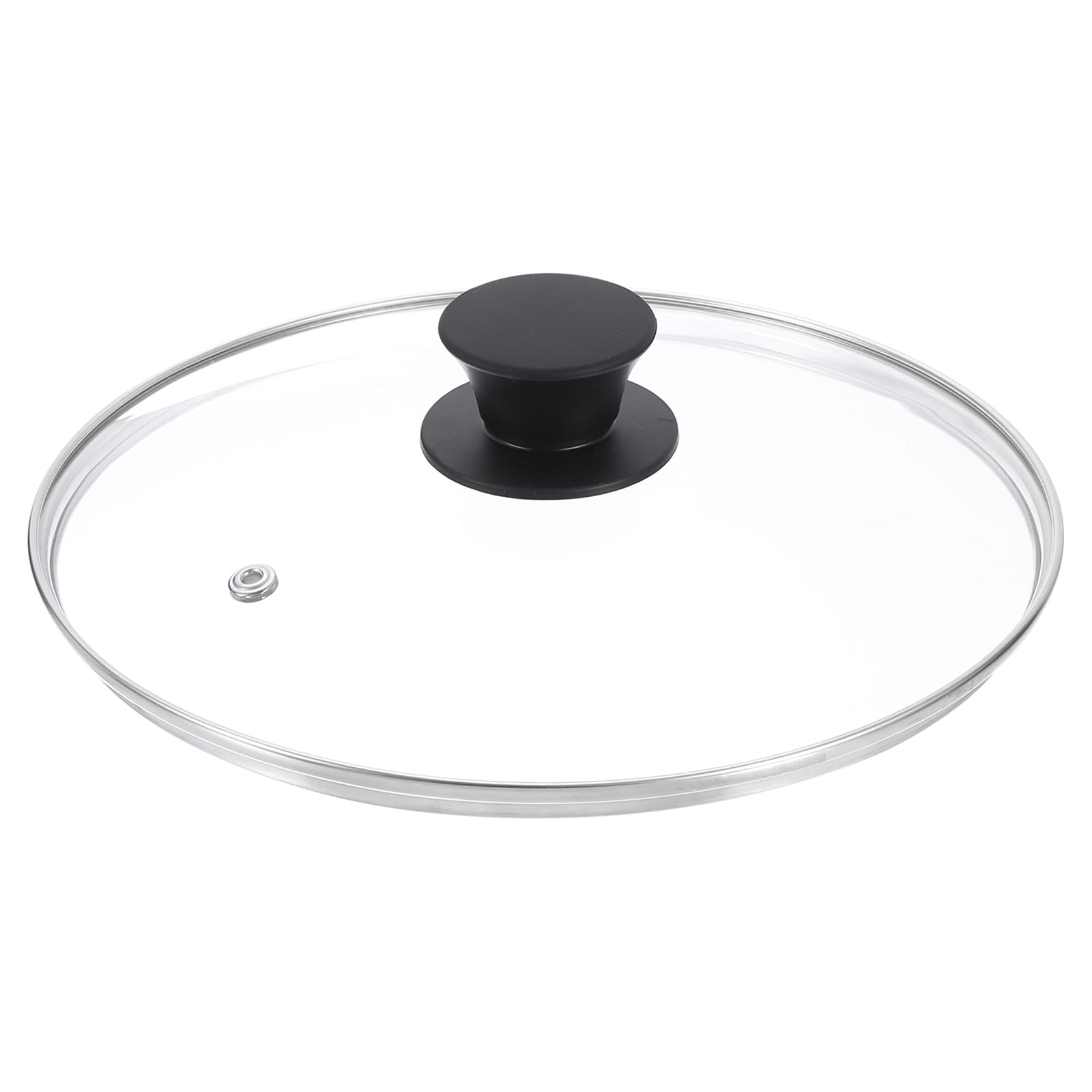 Couvercle de poêle avec grille d'aération uxcell anti-brûlure en silicone 21,6 cm