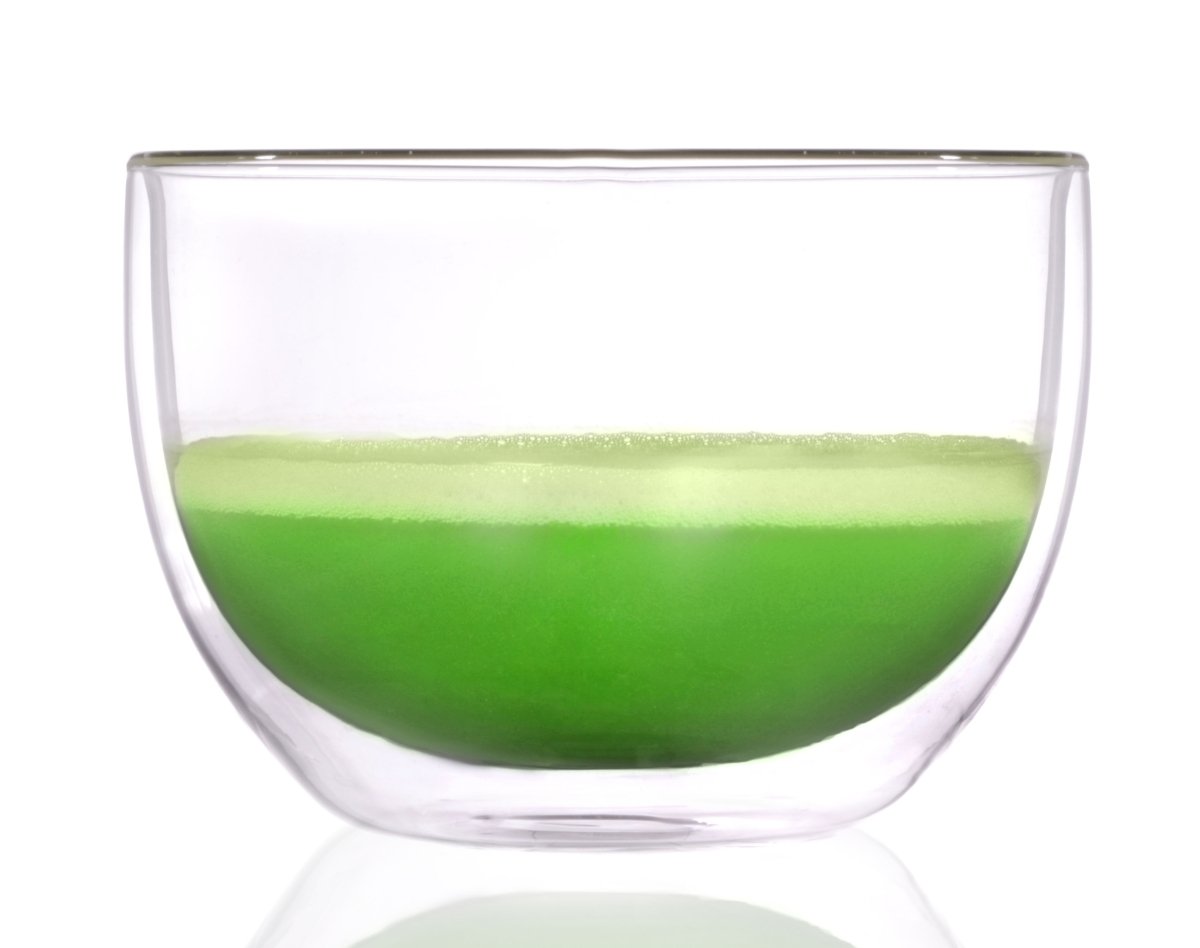 Set di 2 ciotole Matcha da 400 ml in vetro termico a doppia parete, originale Aricola®