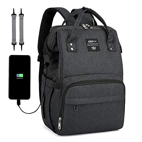 diaper bag with changing pad built in