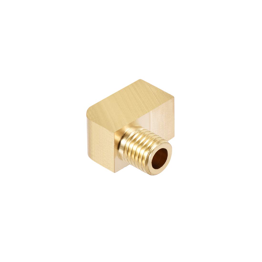 Amazon.com: uxcell Brass Pipe Fitting 90 Degree Barstock Street  