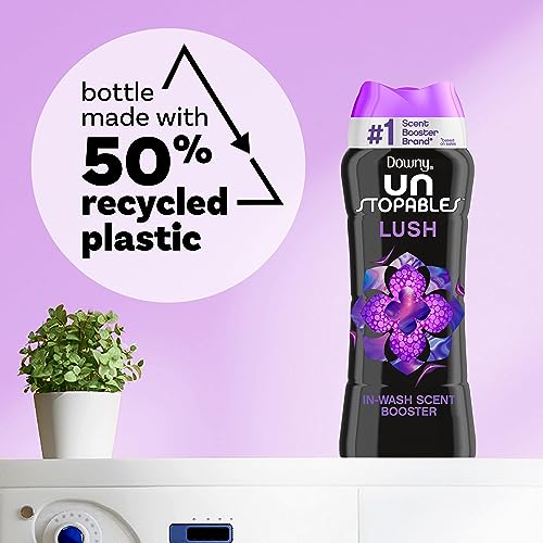 Image of Downy Unstopables In Wash Scent Booster Beads, Lush Scent, 18.2 oz, Laundry Beads for Odor Protection, Downy Scent Booster Beads, Laundry Scent Boosters