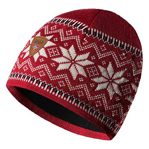 Dale of Norway Garmisch Unisex Hat 100% Merino Wool Hat Beanie for Men & Women