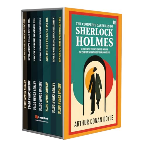 Image of The Complete Casefiles of Sherlock Holmes - Set of 7 Books [Premium Paperback] English Novels | Sherlock Holmes Books Set | Mystery Thriller Books |For Fans of Agatha Christie Books Set & Famous Five