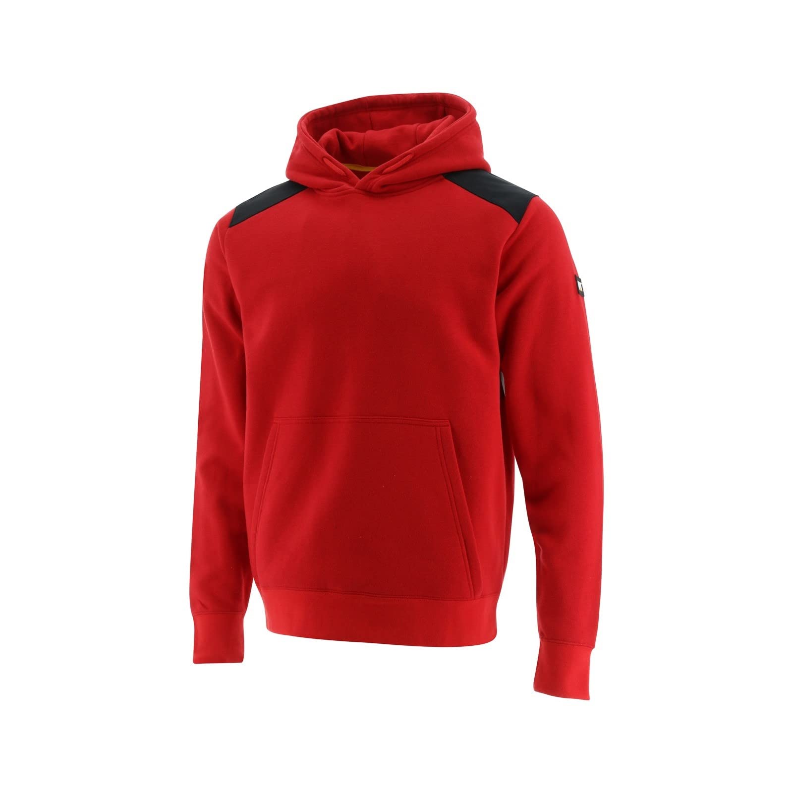 CAT Caterpillar Mens Essentials Hooded Sweatshirt (XL) (Hot Red)