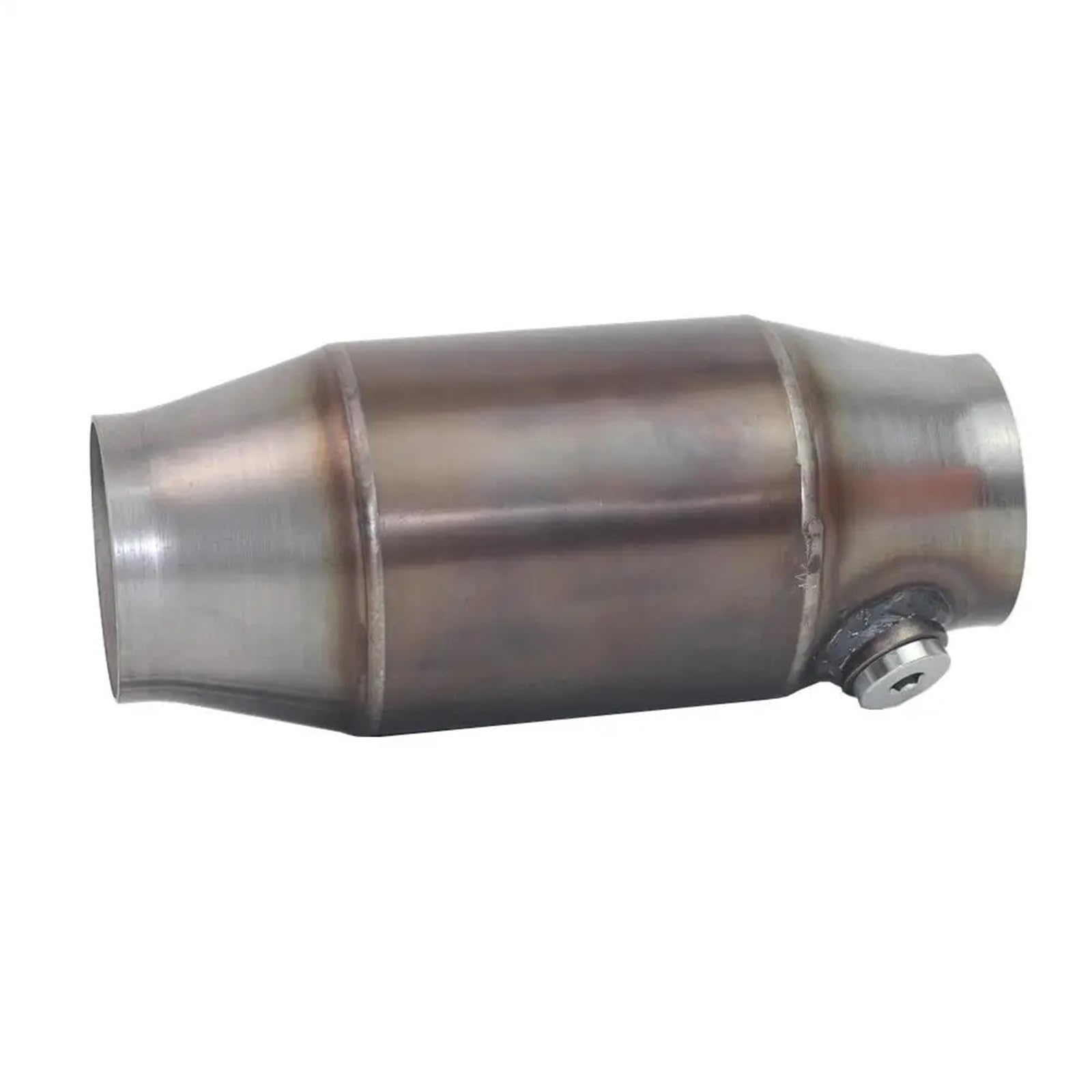 katalizator akcesoria Katalizator wyścigowy o wysokim przepływie 100 Psi 200 Psi z metalowym katalizatorem i metalowym obrzeżem o strukturze plastra miodu katalizator samochodowy(B)