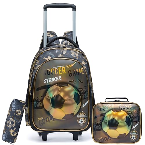 HTgroce Cartable a Roulette Garçon Sac a Roulette...