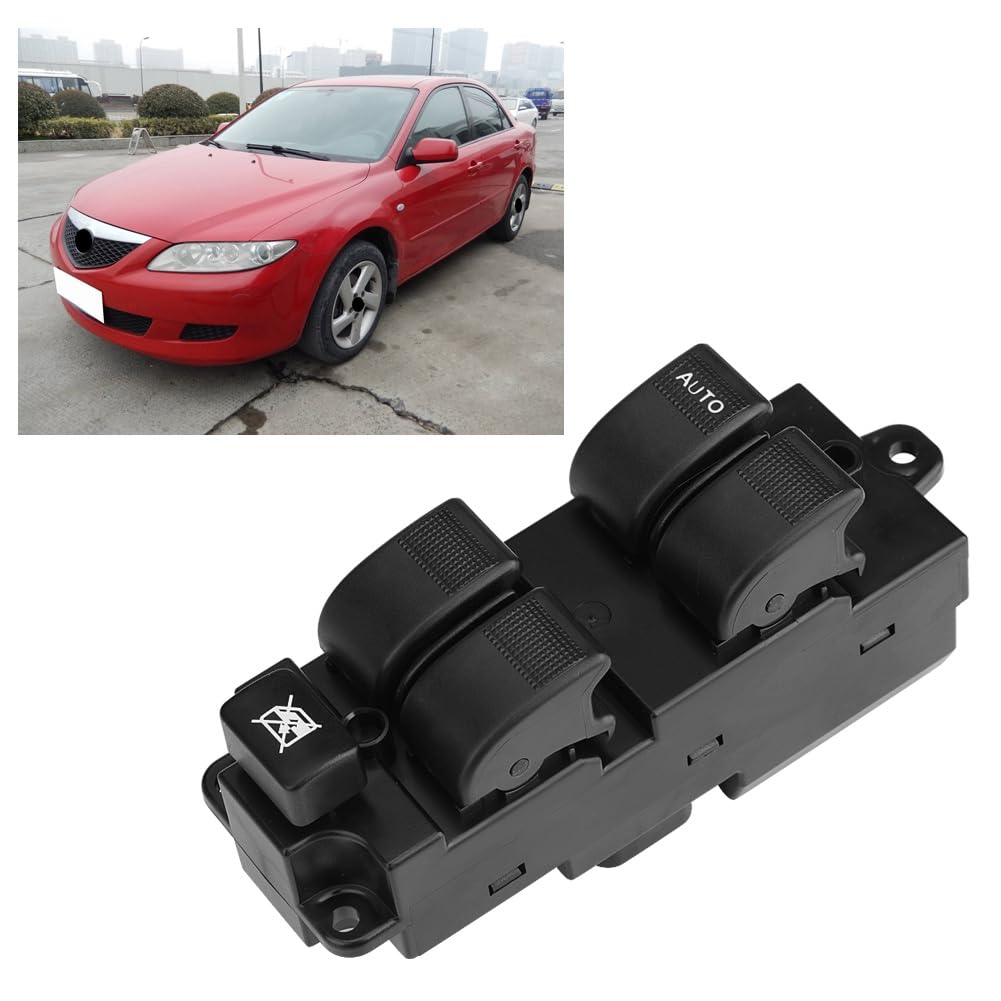 Interruptor del Elevalunas Eléctrico del Automóvil, Interruptor del Regulador de Control Maestro del Elevalunas Eléctrico del Automóvil BL4E‑66‑350A para 323, Premacy