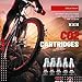 GreatWhip 12 x 16g Threaded CO2 Cartridges for Bike Tires CO2 Cartridges Refills for CO2 Inflator CO2 Pump for Road and Mountain Bikes（12 Count）