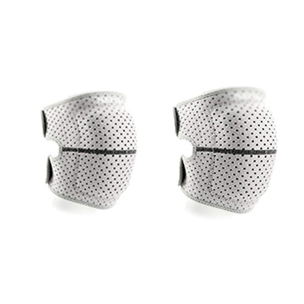 Genouillère en EVA élastique pour sport argent M - Support de genou ergonomique