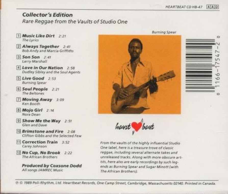 レゲエ名盤4枚セット　studio one coxon Amazon.co.jp: Rare Reggae from the Vaults of: Music