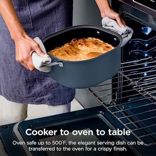 Image of Ninja MC1101 Foodi Everyday Possible Cooker Pro, 8-in-1 Versatility, One-Pot Faster Cooking Replaces 10 Tools, Family-Sized Capacity with Adjustable Temp Control, 6.5 quarts, Midnight Blue