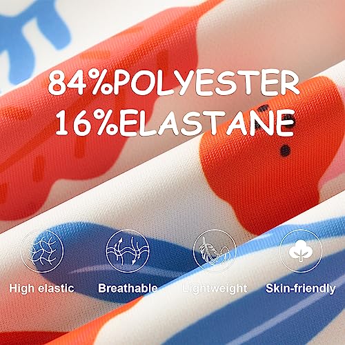 Girls One Piece Swimsuits Toddler Bathing Suit Little Kids Cute Swimwear Quick Dry Striped Ruffle Floral Size 2-10T4