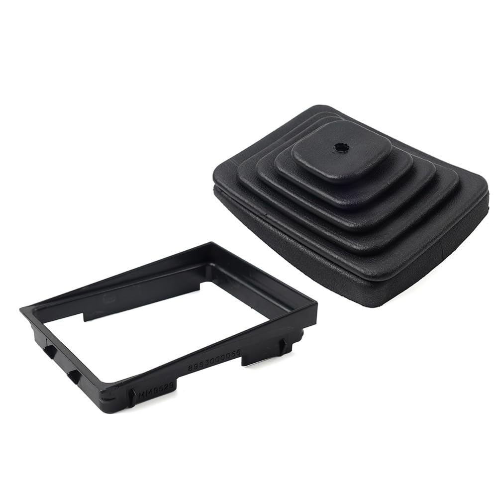 GZYF Gear Shift Transmission Lever Boot & Bezel for Jeep Cherokee 1984-1996 Rubber Black