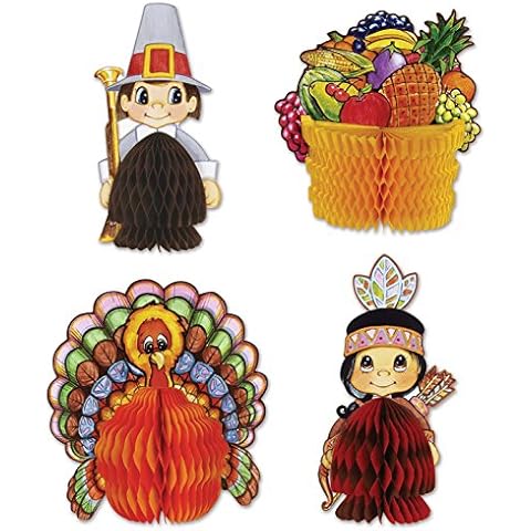 Beistle Thanksgiving Mini Centrepieces - Multicolour Cover