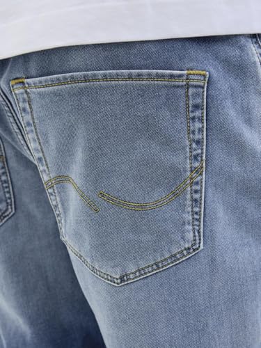 JACK & JONES Herren Jeans-Shorts, Farbe:Blau, Größe:S – Ansicht 4