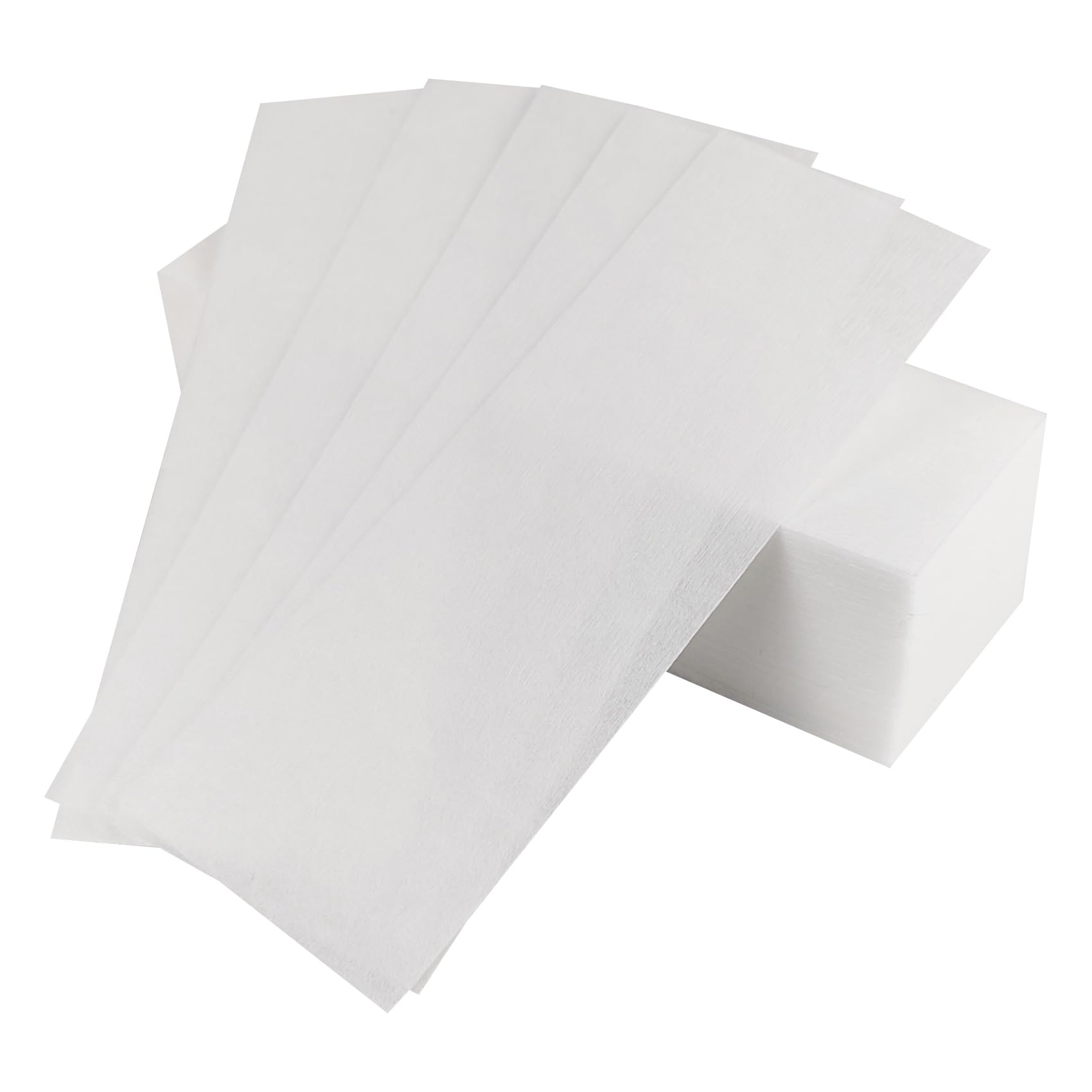 100 Pcs Waxing Paper 2.8 x 7.9 Inch Wax Strips For Hair Removal On Legs Chest Back Intimate Areas And Face