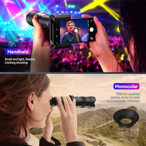 Image of APEXEL 36X Telephoto Lens with Tripod - Pro Telephoto Camera Lens | for Iphone, Samsung, Pixel, and More - Optical Zoom Captures Faraway Buildings, Mountains, and Wildlife in Crisp Detail