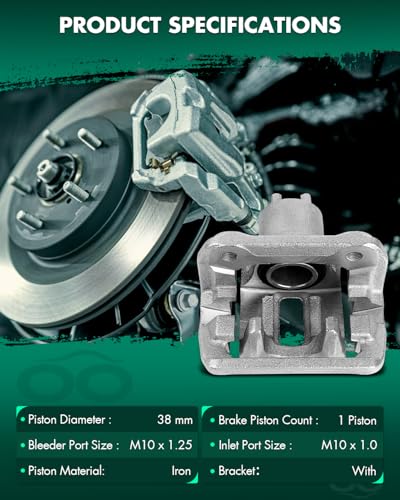 Image of SCITOO Rear Left+Right Brake Calipers With Bracket 19B6886 19B6887 Compatible For Acura RDX 2013-2018 For Honda Crosstour 2012-2015 For Honda CR-V 2007-2016