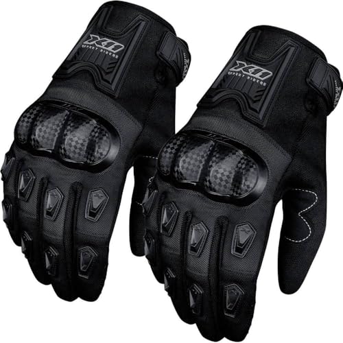 Luva X11 Protetora Blackout 2 Masculina Motociclista Motoqueiro Motoboy Bike Ciclista (M)