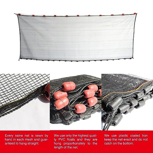 BasicGear Professional Seine Net, 6' x 30' - image 3
