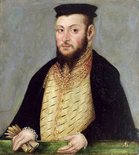 Lienzo de Segismundo II Augusto para Decoración de Salones de Arte Histórico Pintura Mural 60x90cm