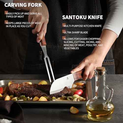 Kit accesorios para parrilla GRILLGEN con mango en madera miniatura 4