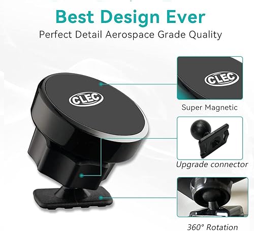 Miniatura 5 de Zchan Soporte para teléfono de coche para Honda Civic, soporte de ventilación de aire para teléfono Civic 2016-2021, soporte magnético para teléfono