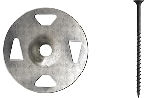 Schluter Kerdi-Board Screws and Washer Set: Secure Kerdi-Board to Wood Stud Framing