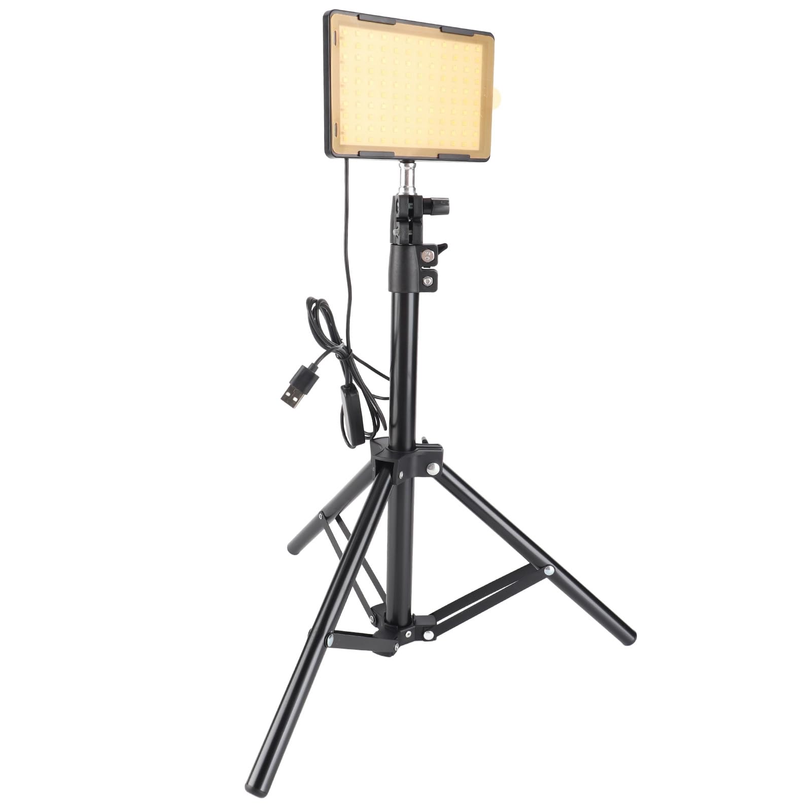 Wielofunkcyjny Zestaw Lamp Wideo LED, Energooszczędny Zestaw Oświetlenia Fotograficznego do Wideokonferencji, Transmisji na żywo w Domu i w Biurze